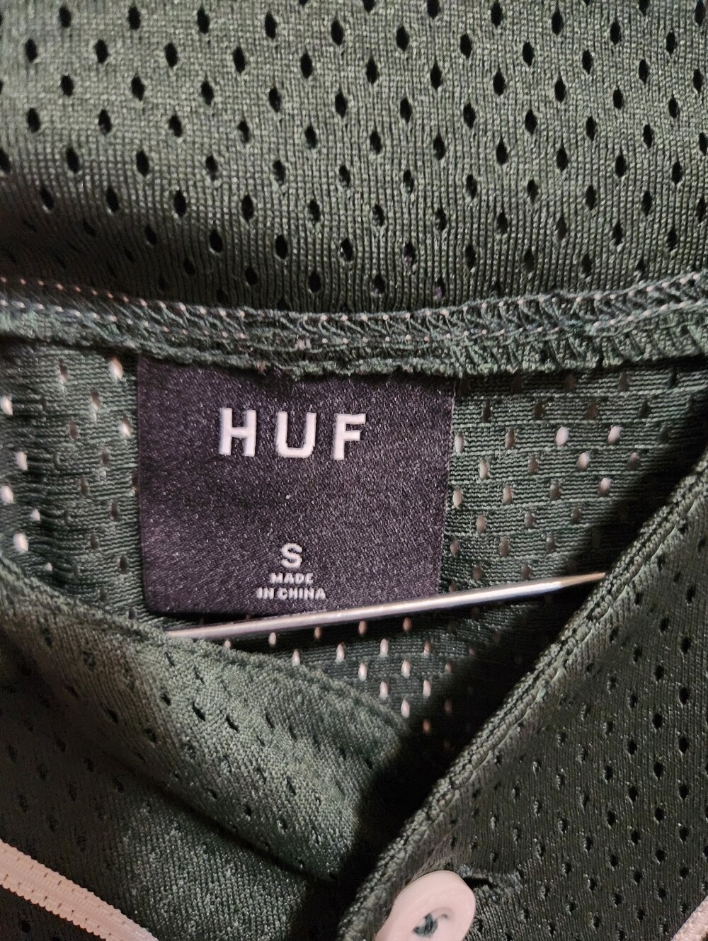 Men's HUF Crackerjack Baseball Jersey Size Small